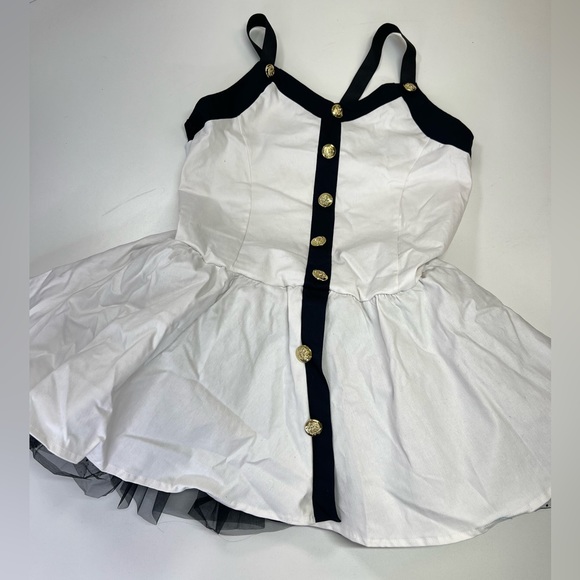 Weissman Adult Dance Costume Dress Sailer Pin Up Retro Size XL NEW - Picture 2 of 11